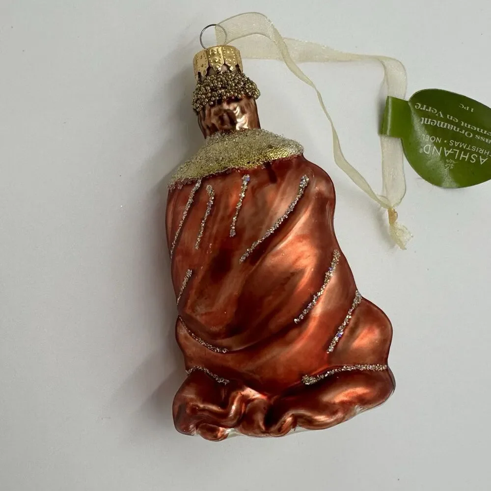 Wise Man Glass Ornament Ashland Christmas Holiday Nativity 3.75